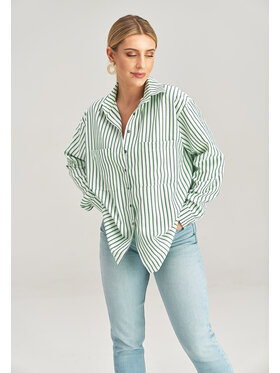 FIGL FIGL Koszula M1024 Zielony Regular Fit