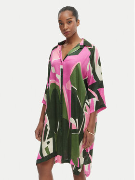 Iconique Iconique Rochie tip cămașă Annabelle IC26-098 Colorat Relaxed Fit