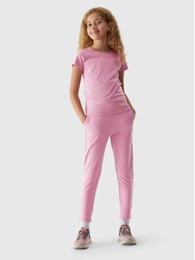 4F 4F Jogger nohavice 4FJAW23TTROF421-54S Ružová Regular Fit