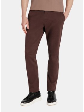 Pako Lorente Pako Lorente Spodnie materiałowe P25WB-WX-001 Brązowy Classic Fit
