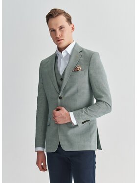 Pako Lorente Pako Lorente Marynarka P22SP-3X-005 Zielony Slim Fit