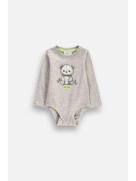 Coccodrillo Coccodrillo Body dziecięce ZC6112101FBN-019 Szary Regular Fit