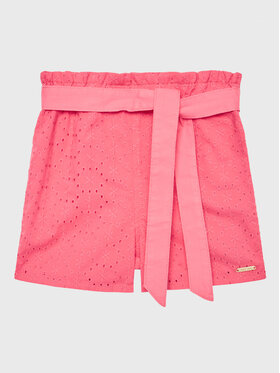 Guess Guess Kratke hlače iz tkanine K3GD02 WFBC0 Roza Regular Fit