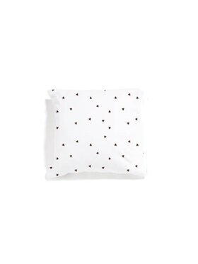 White pocket White pocket Poszewka na poduszkę we wzory Biały