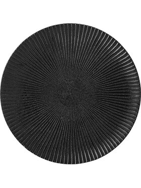 Bloomingville Bloomingville Talerz płaski Neri 18 cm Czarny