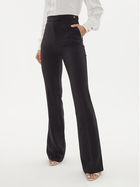 Elisabetta Franchi Elisabetta Franchi Παντελόνι υφασμάτινο PA-030-46E2-V250 Μαύρο Regular Fit
