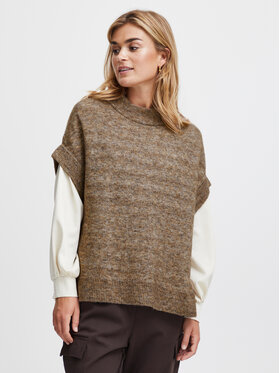 Fransa Fransa Pull 20612836 Marron Relaxed Fit