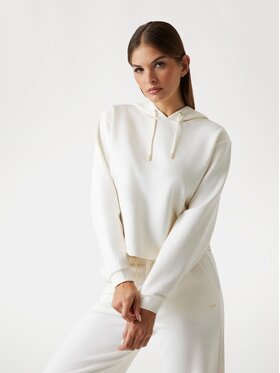 Guess Guess Μπλούζα V5YQ04 KBSL2 Εκρού Regular Fit