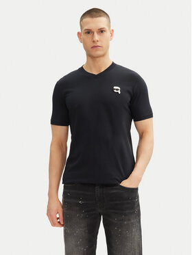 KARL LAGERFELD KARL LAGERFELD Tričko 755021 552224 Tmavomodrá Regular Fit