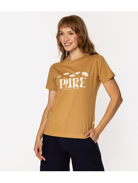 Lee Cooper Lee Cooper T-Shirt NIKO 5516 Żółty Regular Fit
