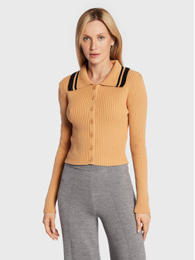 Glamorous Glamorous Kardigan KA6960 Béžová Slim Fit