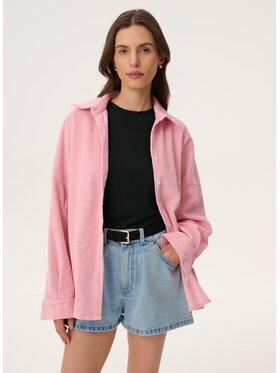 LEBRAND LEBRAND Koszula Meryl Różowy Regular Fit