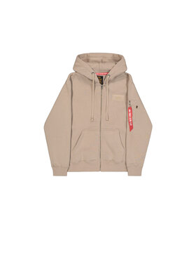 Alpha Industries Alpha Industries Bluza Back Print Zip Hoodie Żółty Regular Fit