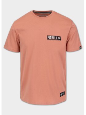PITBULL PITBULL T-Shirt PITBULL AVENUE Pomarańczowy Regular Fit