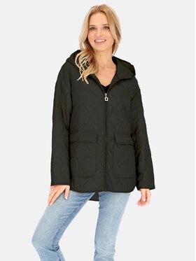 Perso Perso Kurtka damska BLE251046F Czarny Regular Fit