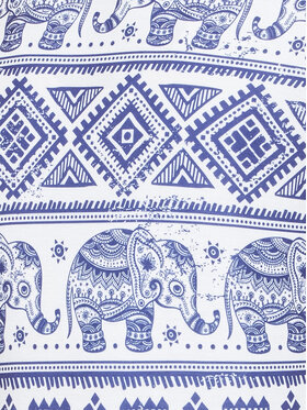 Mr. GUGU & Miss GO Majica Unisex Elephants Pattern Pisana Regular Fit