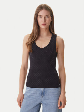 DKNY DKNY Top DJ6T1730 Czarny Slim Fit