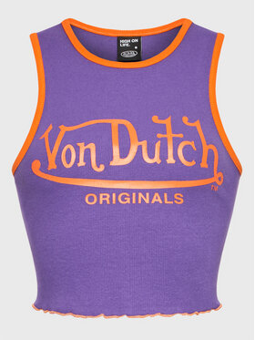 Von Dutch Von Dutch Top Ashley 6 231 043 Ljubičasta Slim Fit