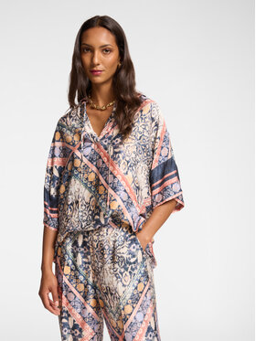 Elena Mirò Elena Mirò Koszula 5068E000111N001 Różowy Regular Fit