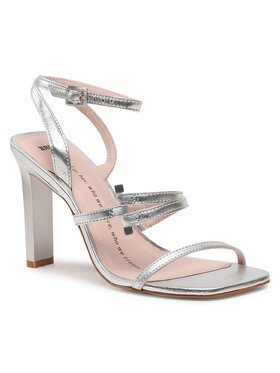Bronx Bronx Sandály Aladin-Sandal 84946-M Stříbrná