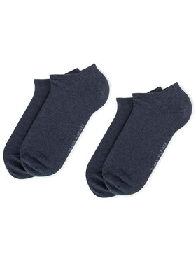 Tommy Hilfiger Tommy Hilfiger Lot de 2 paires de chaussettes basses femme 343024001 Bleu marine