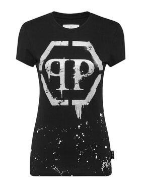 PHILIPP PLEIN PHILIPP PLEIN Tričko 2257 Čierna Regular Fit