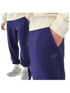 4F 4F Jogger nohavice 4FWMM00TTROM1139-31S Modrá Regular Fit