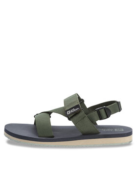 Jack Wolfskin Sandale Urban Entdeckung Belt Sandal 4056711 Zelena