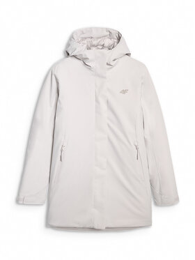 4F 4F Parka MIDSHOP TEXTILE Szary jasny Regular Fit