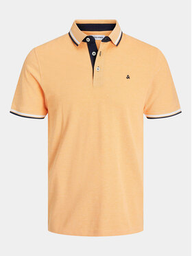 Jack&Jones Polo Jjepaulos 12136668 Narančasta Slim Fit