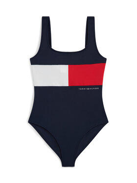 Tommy Hilfiger Tommy Hilfiger Maudymosi kostiumėlis UG0UG00828 Tamsiai mėlyna