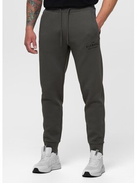 PITBULL PITBULL Spodnie dresowe SAMPSON Zielony Regular Fit