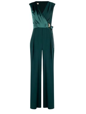 Rinascimento Rinascimento Ολόσωμη φόρμα Tuta Incrocio Jumpsuit Πράσινο Regular Fit