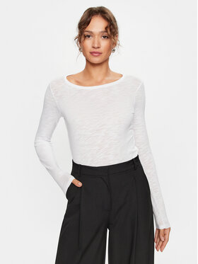 Sisley Sisley Блуза 3FD4L119S Бял Regular Fit
