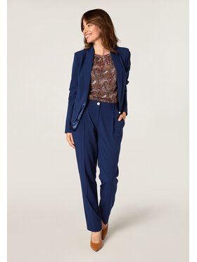 QUIOSQUE QUIOSQUE Marynarka 1023011 ANGE JACKET Granatowy Regular Fit