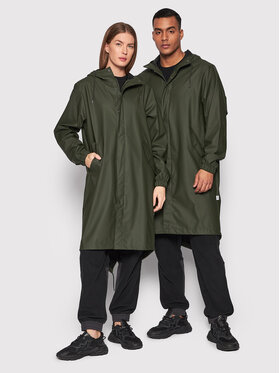 Rains Rains Neperšlampanti striukė Unisex 18140 Žalia Regular Fit