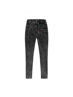 MissDenim MissDenim Jeansy Zip Leg Szary Skinny Fit