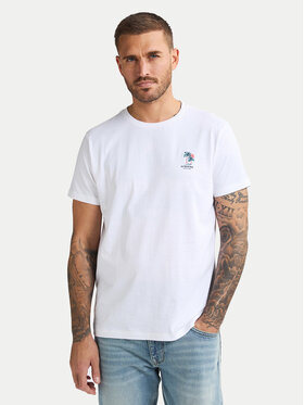 Petrol Industries Petrol Industries T-shirt M-1050-TSR644 Bijela Regular Fit