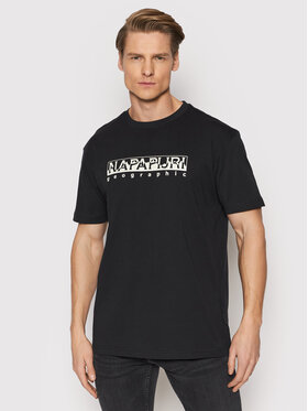 Napapijri Napapijri T-Shirt Sella NP0A4G6B Czarny Regular Fit