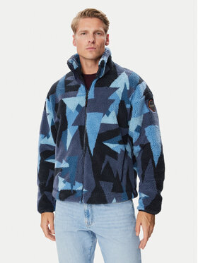 Napapijri Napapijri Polar T-Fleeve Fz NP0A8AO4 Granatowy Loose Fit
