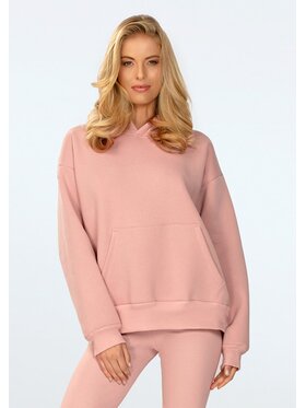DKaren Sport DKaren Sport Bluza Oseye Różowy Classic Fit