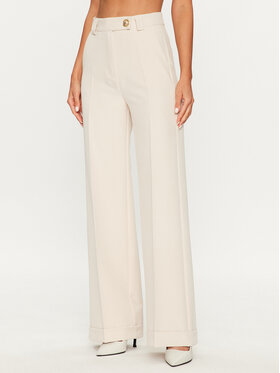 Maryley Maryley Hlače 23IB511/41LA Écru Regular Fit