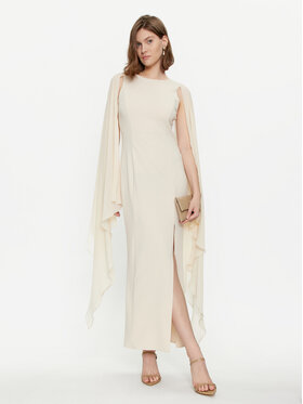 Rinascimento Rinascimento Rochie cocktail CFC0117677003 Bej Regular Fit