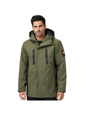 Geographical Norway Geographical Norway Kurtka przejściowa SZ2206H/GN-KAKI Zielony Reglan Fit