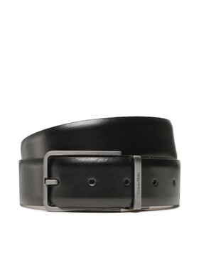 Calvin Klein Calvin Klein Pasek Męski Adj/Rev Slim Frame 35mm K50K510364 Czarny