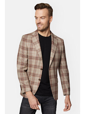 Lancerto Lancerto Marynarka Tarragona MA099123000002 Beżowy Slim Fit