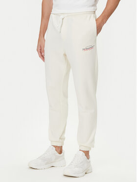 Jack&Jones Jack&Jones Pantaloni trening Kane Billy 12283257 Écru Relaxed Fit