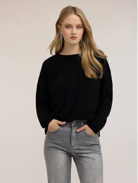 Motivi Motivi Sweter M344E002403N033 Czarny Regular Fit