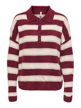 ONLY ONLY Светр Talio 15358606 Бордовий Regular Fit