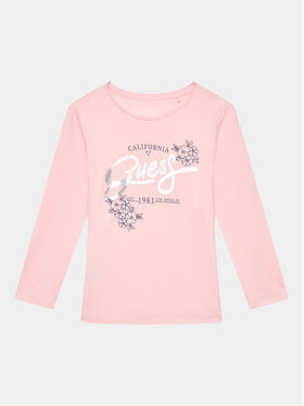 Guess Guess T-Shirt J3YI25 K6YW4 Růžová Regular Fit